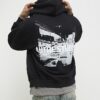 Svart oversized-passformad hoodie från Autre Studios