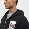 Svart oversized-passformad hoodie från Autre Studios