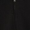Svart oversized-passformad hoodie med dragkedja