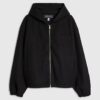 Svart oversized-passformad Sanctuaire-hoodie i filt