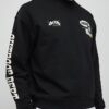 Svart oversized-passformad tröja med alpin badge