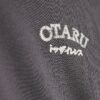 Svart oversized-passformad tvättad Otaru-T-shirt