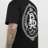 Svart oversized RI Back Crest T-shirt