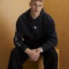 Svart oversized RXR Dept-hoodie