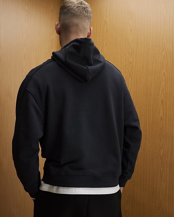 Svart oversized RXR Dept-hoodie