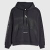 Svart oversized RXR Dept-hoodie