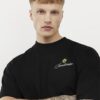 Svart oversized T-shirt med USA-vapen