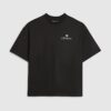 Svart oversized T-shirt med USA-vapen