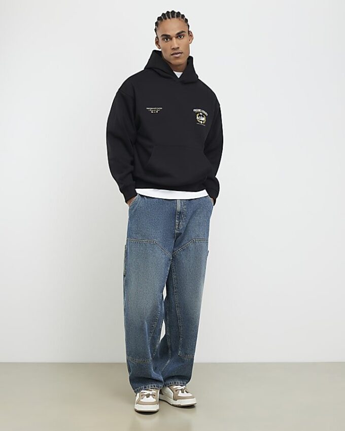Svart Premio Series Racing Hoodie