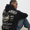 Svart Premio Series Racing Hoodie