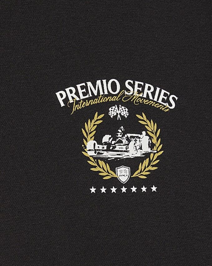 Svart Premio Series Racing Hoodie