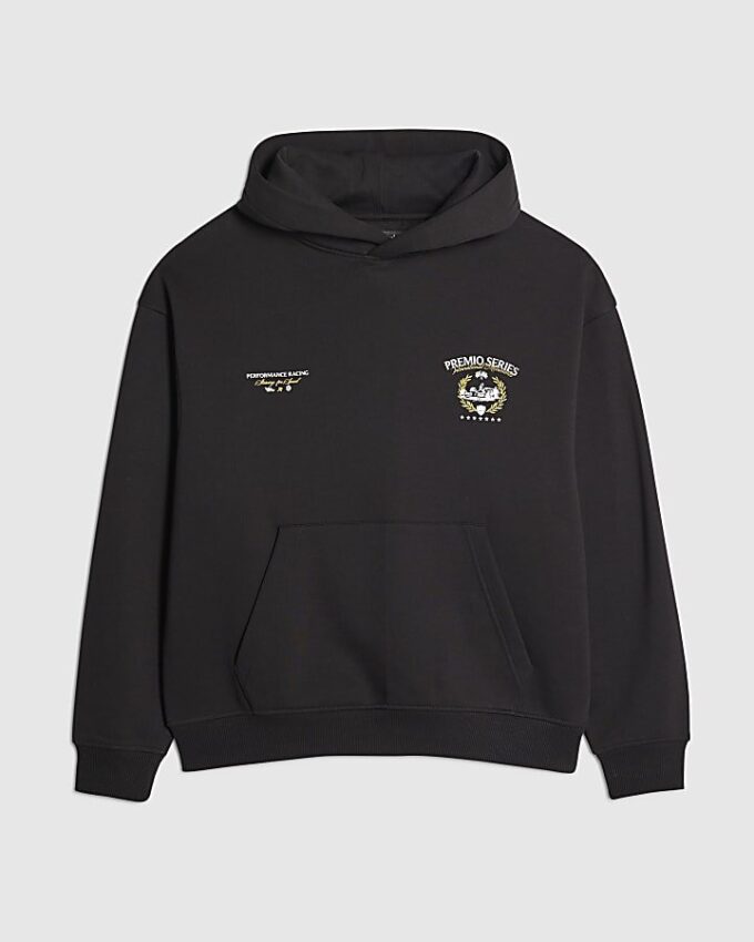Svart Premio Series Racing Hoodie