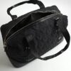 Svart quiltad Holdall-väska med hjärtmönster