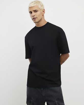 Svart Regular Fit 3-pack T-shirts