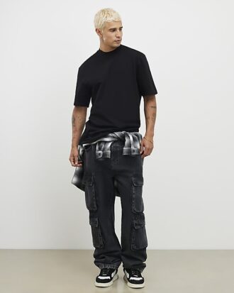 Svart Regular Fit 3-pack T-shirts