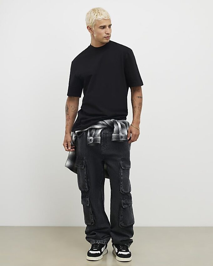 Svart Regular Fit 3-pack T-shirts