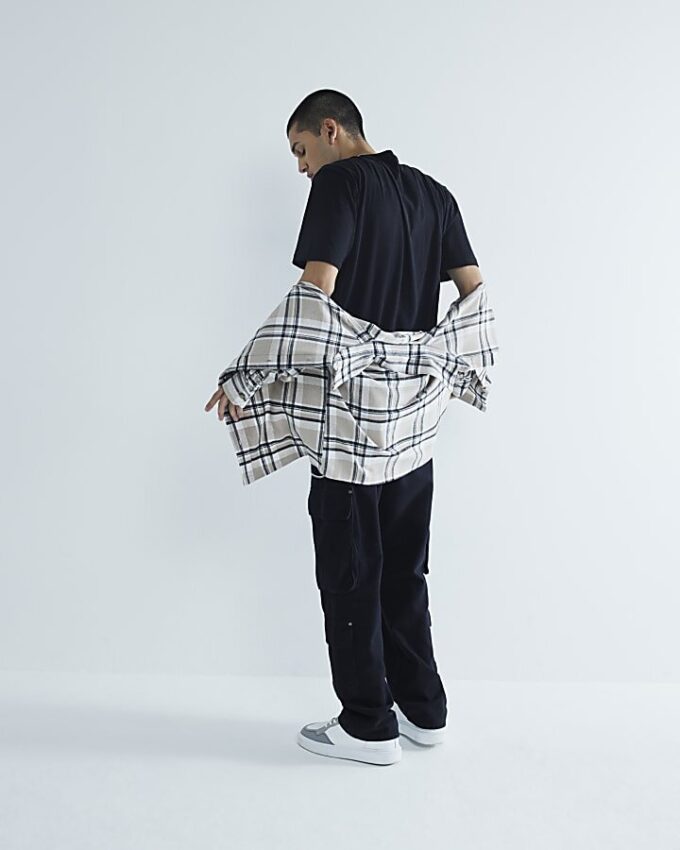 Svart Regular Fit kortärmad T-shirt 3-pack