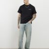 Svart Regular Fit Membership Floral T-shirt