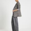 Svart Relaxed Straight Jeans