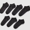 Svart RI Monogram 7-pack strumpor