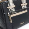 Svart RI Monogram Grab Handle Tote Bag