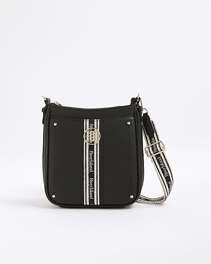 Svart RI Pocket Messenger Bag