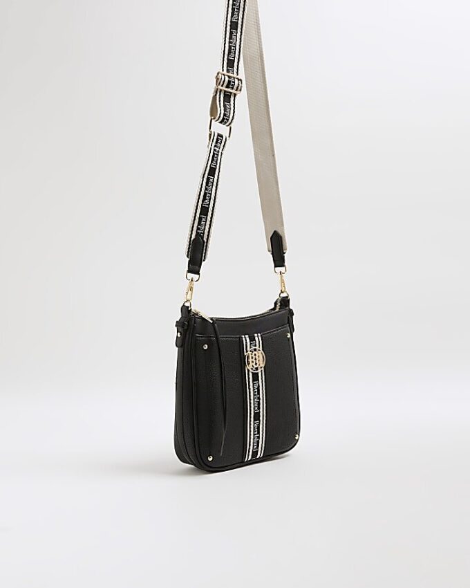 Svart RI Pocket Messenger Bag