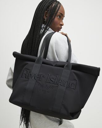 Svart RI Roll Top Holdall-väska