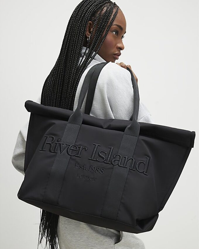 Svart RI Roll Top Holdall-väska
