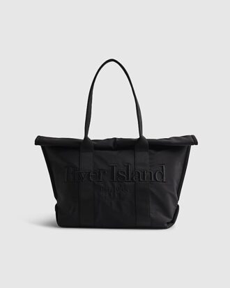 Svart RI Roll Top Holdall-väska