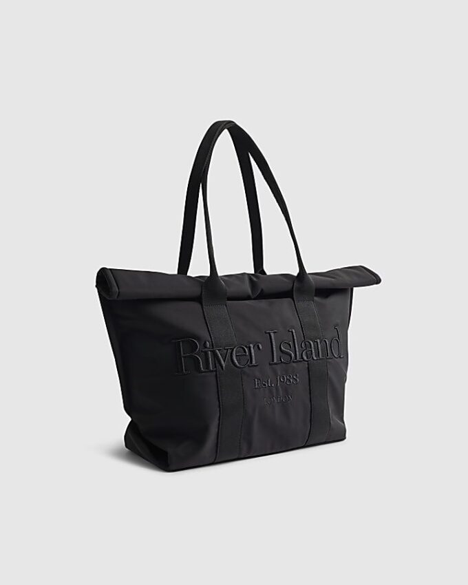 Svart RI Roll Top Holdall-väska