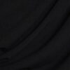 Svart ärmlös draperad midiklänning