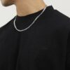 Svart Sanctuaire-T-shirt i regular fit med corduroy
