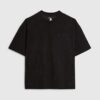 Svart Sanctuaire-T-shirt i regular fit med corduroy