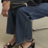 Svart sandal med blockklack