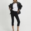 Svart skinny capri-jeans Svart skinny capri-jeans