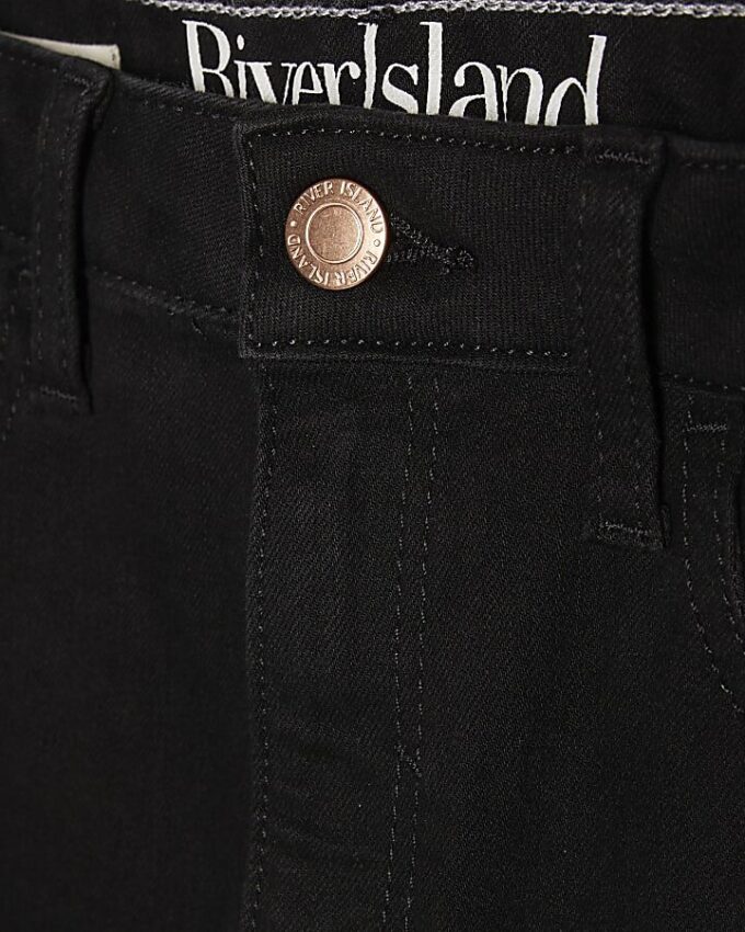 Svart skinny capri-jeans Svart skinny capri-jeans