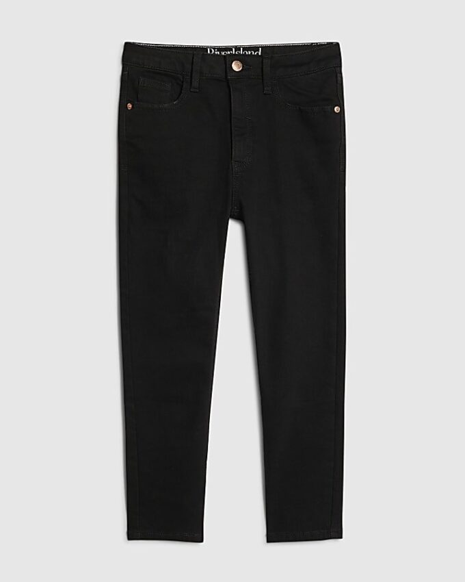 Svart skinny capri-jeans Svart skinny capri-jeans