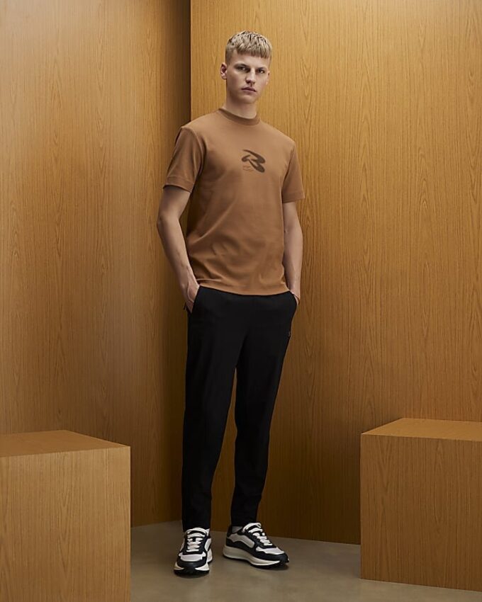 Svart Skinny Fit Active-byxor