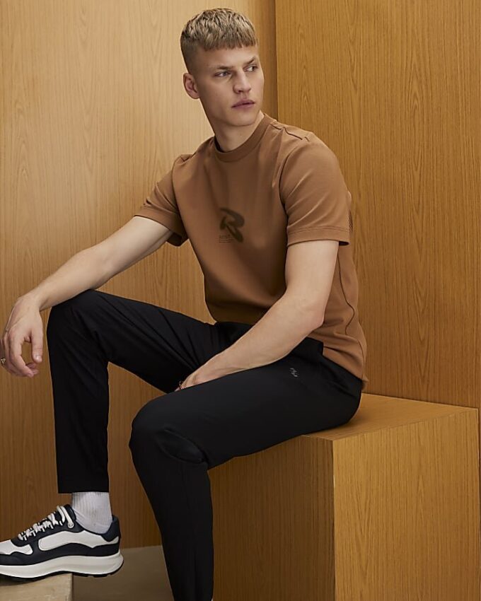 Svart Skinny Fit Active-byxor