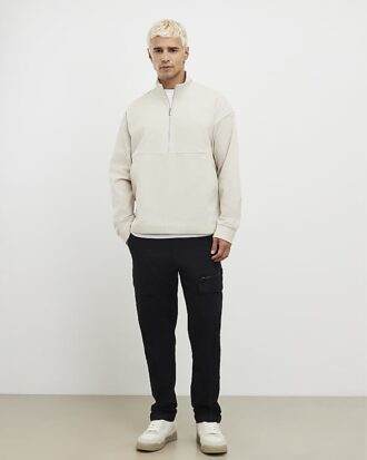 Svart Skinny Fit-cargobyxor