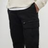 Svart Skinny Fit-cargobyxor