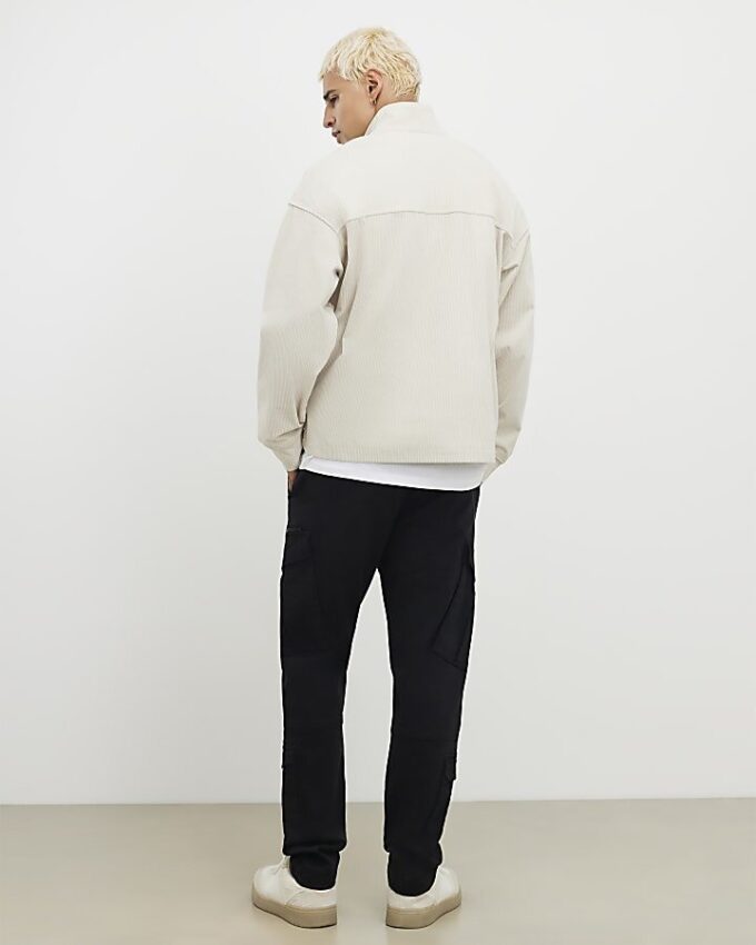 Svart Skinny Fit-cargobyxor