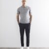 Svart Skinny Fit Chino-byxor