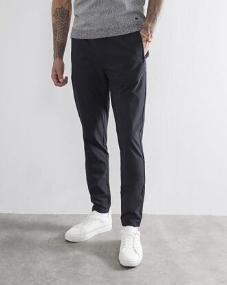 Svart Skinny Fit Chino-byxor