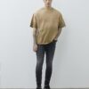 Svart skinny fit-jeans i tvättad stil