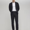 Svart skinny fit kostymbyxa