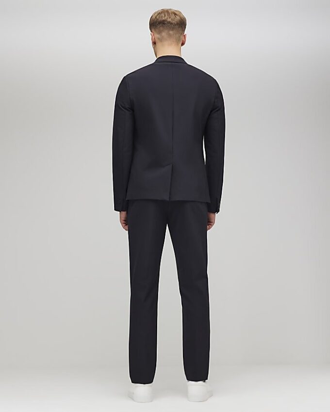 Svart skinny fit kostymbyxa