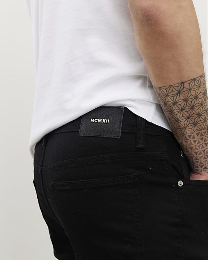 Svart Skinny Fit MCMXII Jeans