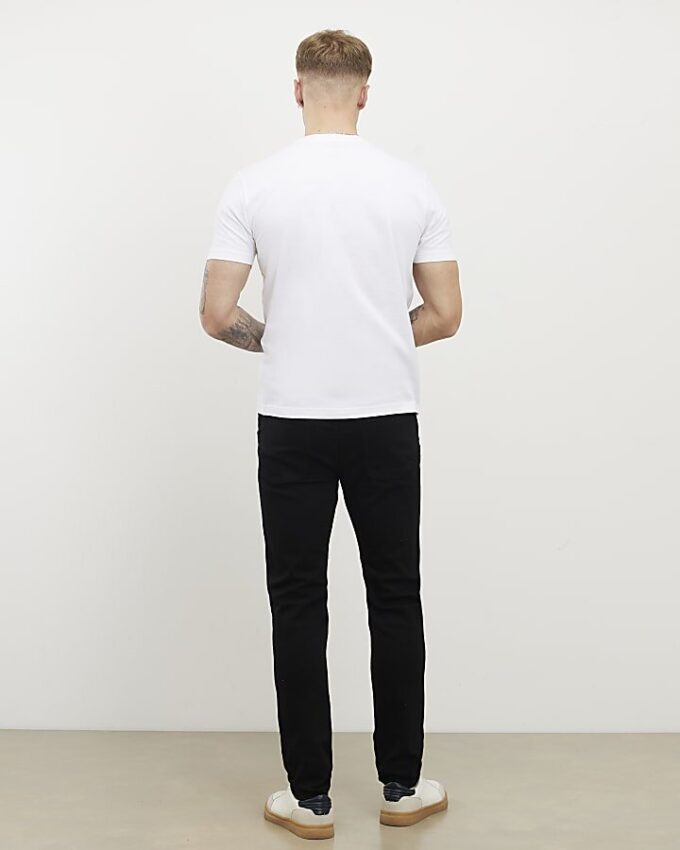 Svart Skinny Fit MCMXII Jeans